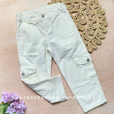 Pantalon Cargo Degradado blanco